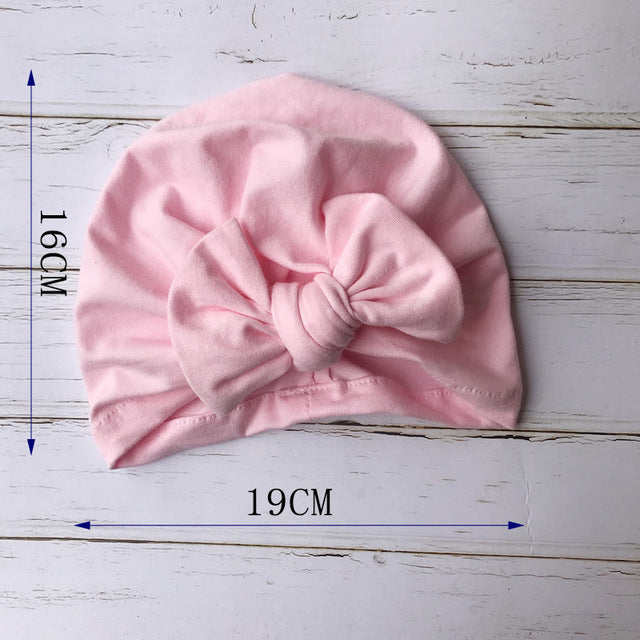 Knot Bow Baby Headbands Toddler Headwraps 6m-18m Baby Turban