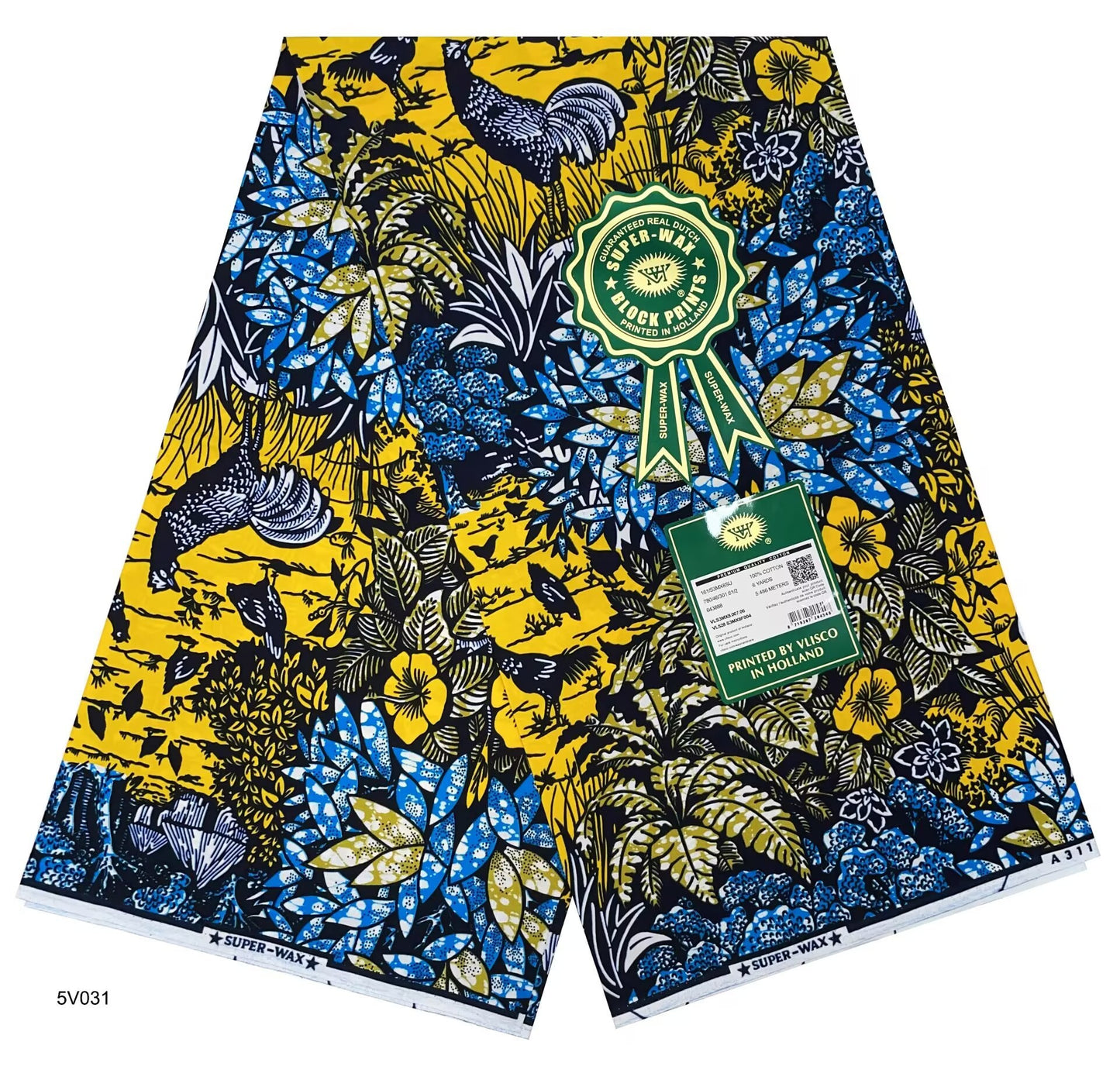 Printed Super Wax Fabric African