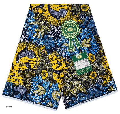 Printed Super Wax Fabric African