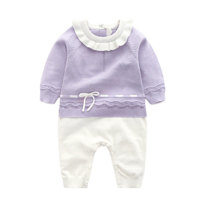 Baby knitted jumpsuit