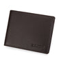 Ultra-Thin First Layer Cowhide Short Wallet for Men