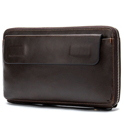 Trendy Long Leather Wallet with Multi-Card Slots