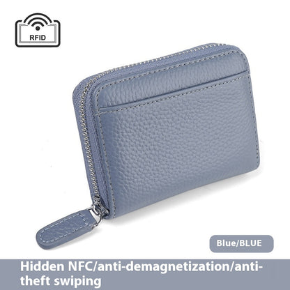 2024 RFID Genuine Leather Card Wallet