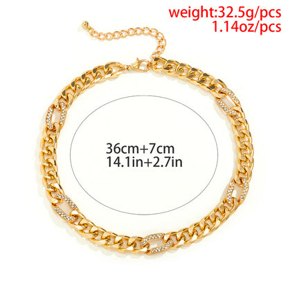 Necklace Trendy Hip-hop Chain Wild Thick Accessories