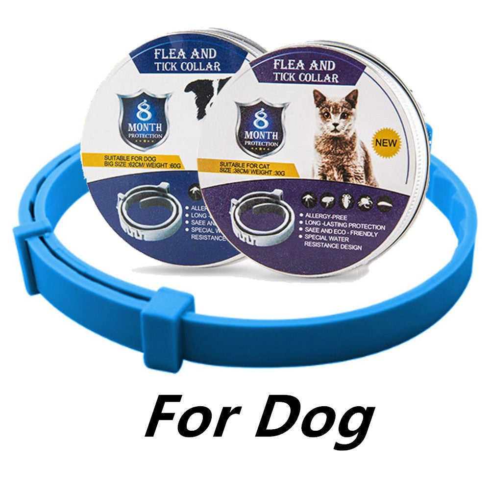 Adjustable Insect Repellent Collar for Cats and Dogs