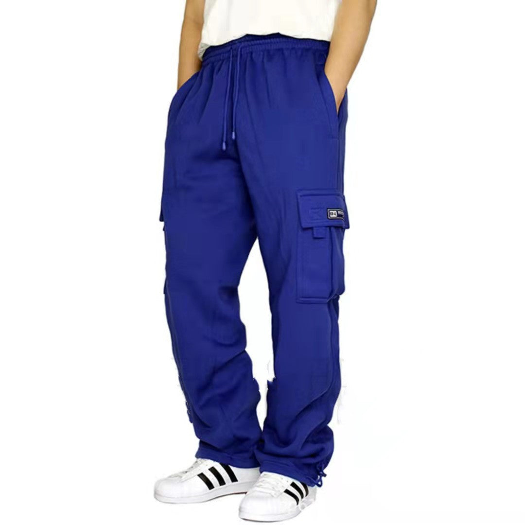 Men's Pants Sweatpants Stretch Elastic Waist Jogger Sports Pants Drawstring Trousers Fashion Mens Clothing