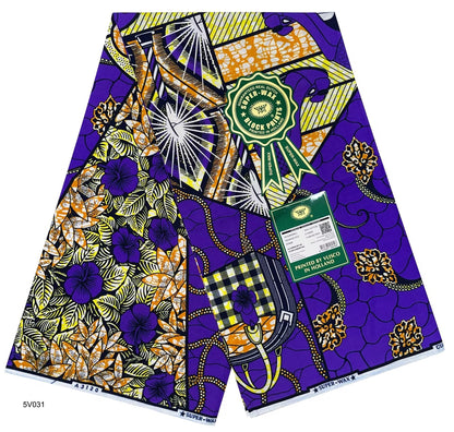 Printed Super Wax Fabric African