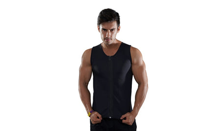 Fitness sports sweat zipper vest