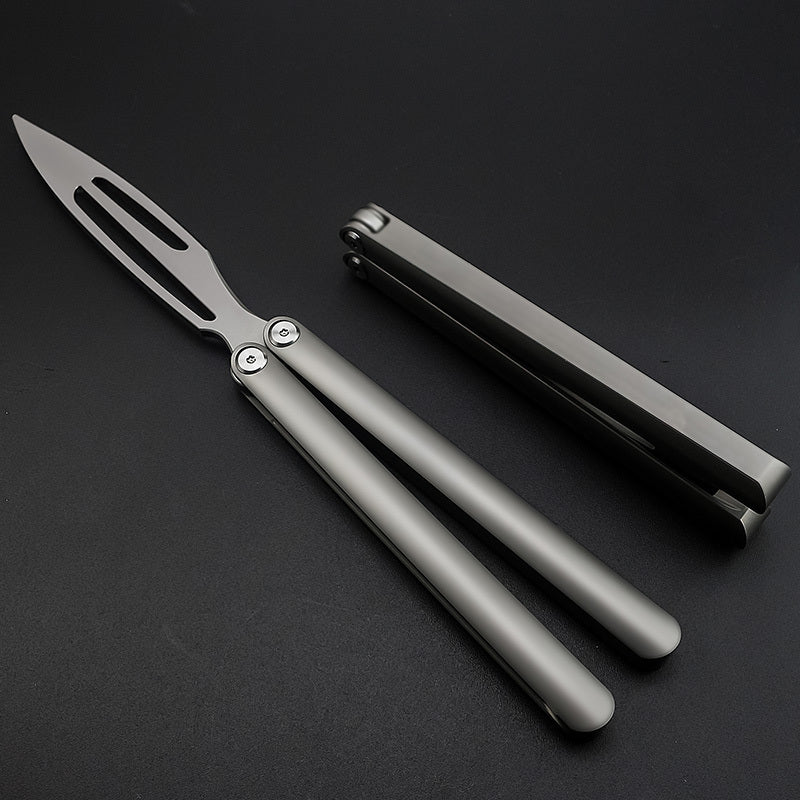 Compact Folding Knife with Titanium Alloy Construction