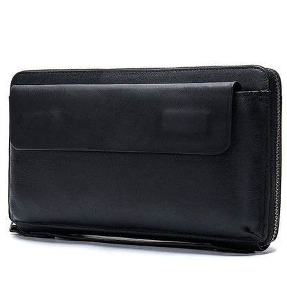 Trendy Long Leather Wallet with Multi-Card Slots