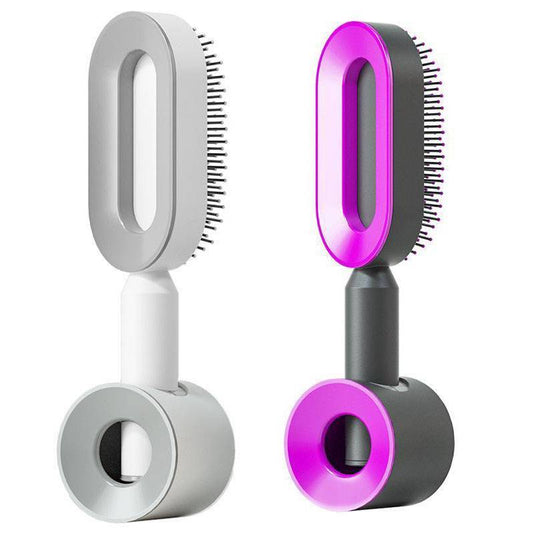 Comb Self-Cleaning Hair Brush, 3D Air Cushion Massage Brush Air Bag Massage