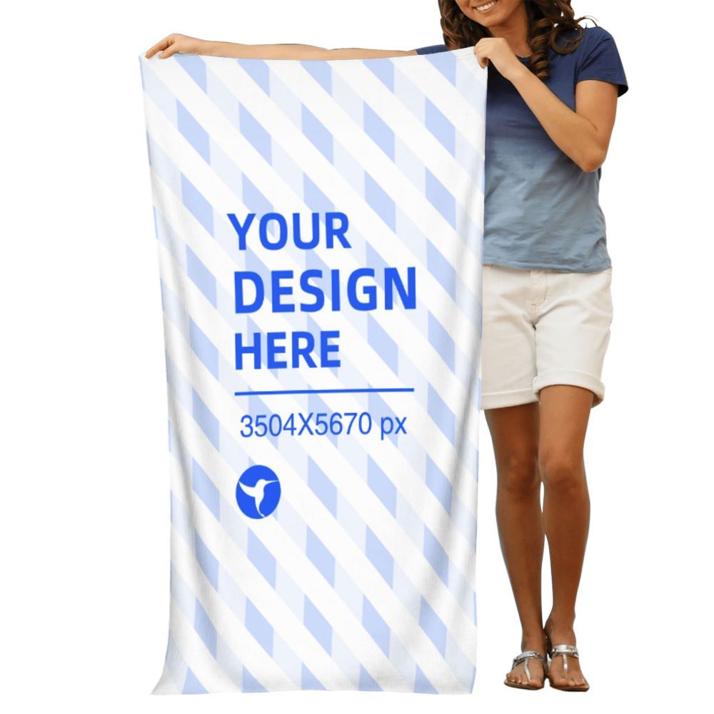 Vertical Microfiber Skin-friendly Absorbent Bath Towel