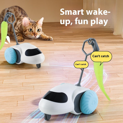 Relieving Stuffy Gravity Intelligent Running Car Funny Cat Electric Toy Pet Products