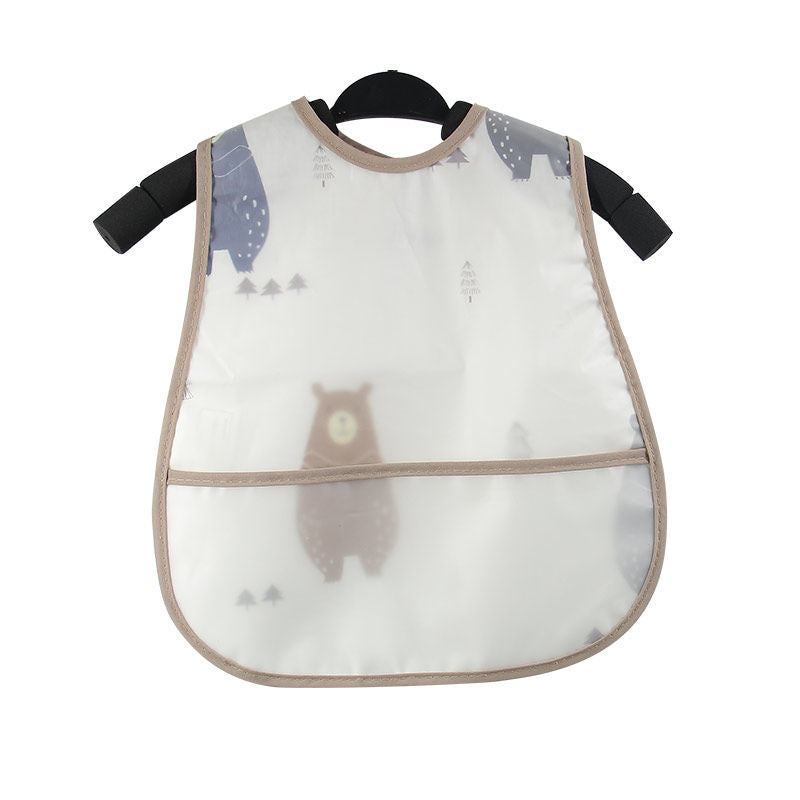 Waterproof Baby Bib and Painting Apron for Boys and Girls