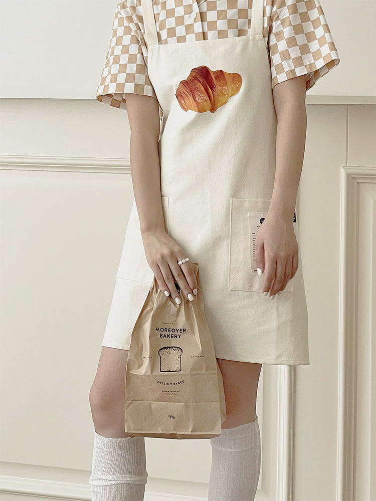 Fashionable Home Creative Kitchen Anti-fouling Cotton Apron