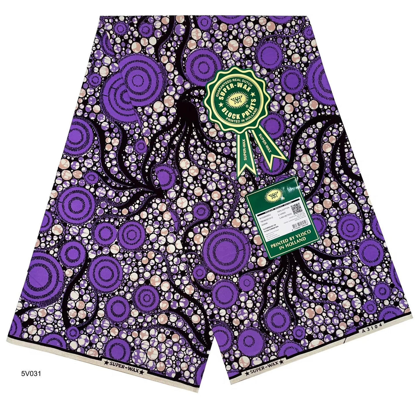 Printed Super Wax Fabric African