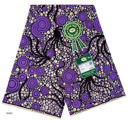 Printed Super Wax Fabric African