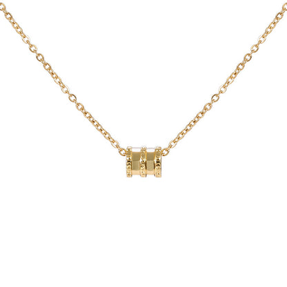 Small Waist Necklace Women's Gold-plated Short Clavicle Chain All-match Instafamous Pendant