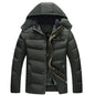 Hooded Slim Fit Plus Down Padded Jacket – Stylish Warmth for Men