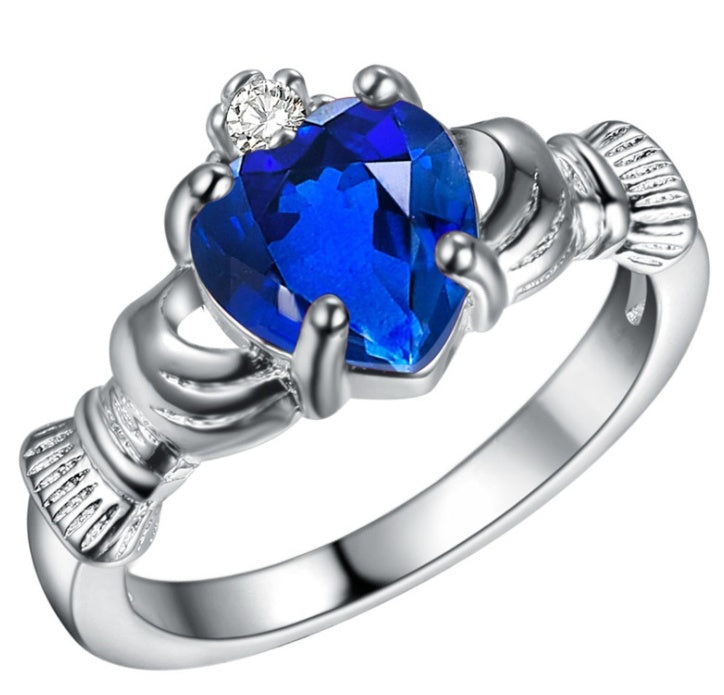 Platinum Heart Ring