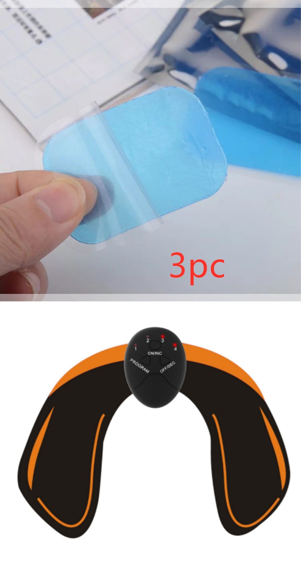 Smart Rechargeable Abdominal Patch Set