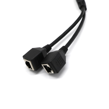 One-in-two Ethernet LAN Network Adapter Cable