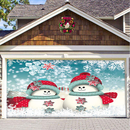 Christmas Garage Door Hanging Cloth