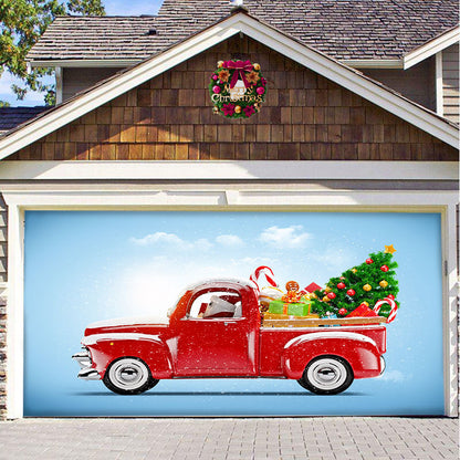 Christmas Garage Door Hanging Cloth