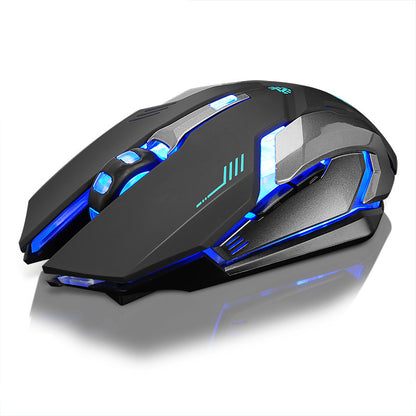 Rechargeable Wireless Mouse for Notebook and Desktop – Mute and Luminous