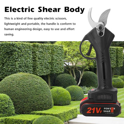 21V Rechargeable Garden Fruit Tree Lithium Battery Pruning Shear Tools