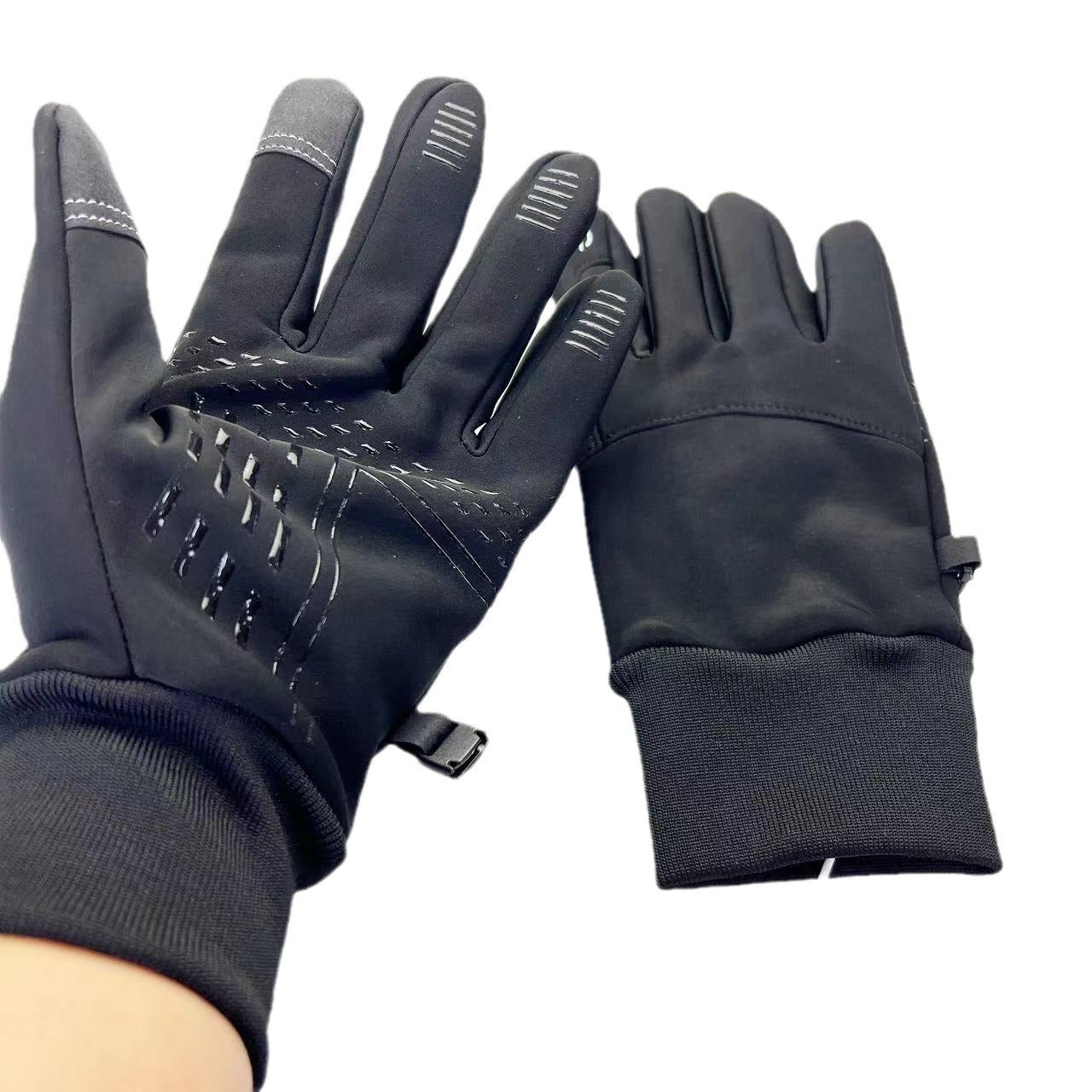 USB Electric Heating Gloves Cycling Warm Keeping Sports Touch Screen Waterproof