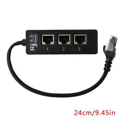 Centechia 1 To 3 Socket LAN Ethernet Network RJ45 Splitter