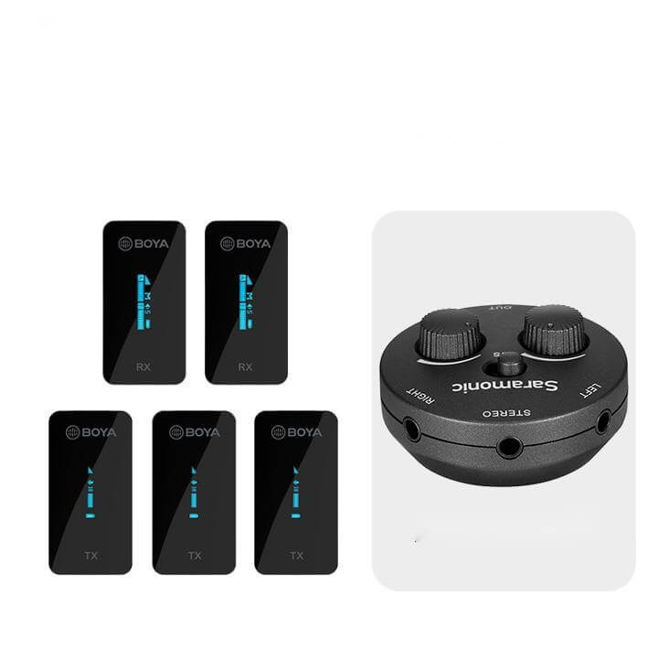 Noise-Cancelling Mini Wireless Collar Microphone