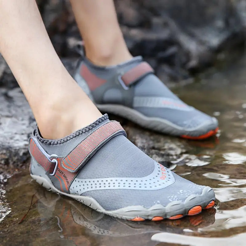 Breathable Double Buckle Unisex Water Shoes - Aqua Shoes Slip-On - PureSelect