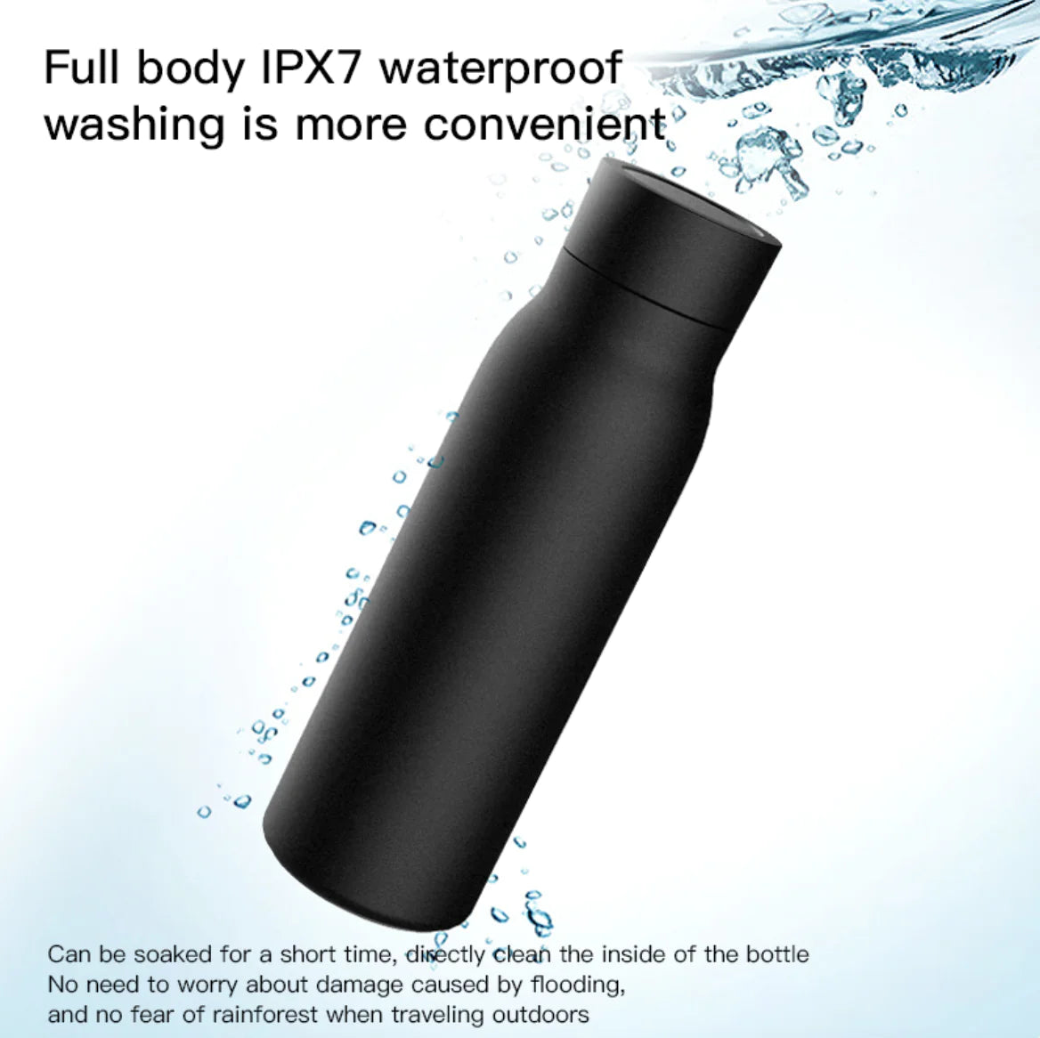 Smart Bluetooth Water Cup with Temperature Display - PureSelect