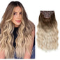 Synthetic Long Wavy Clip Hair Extensions - PureSelect