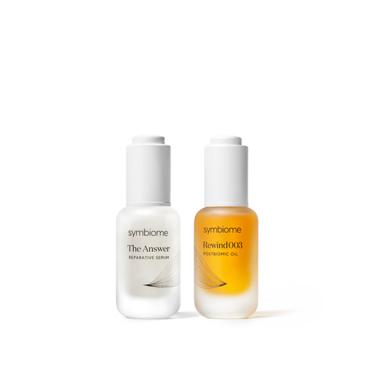 Supple Skin Set – Reparative Serum & Age-Defying Postbiomic Oil by Symbiome - PureSelect