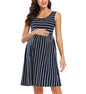 Striped Maternity Dress - PureSelect