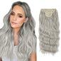 Synthetic Long Wavy Clip Hair Extensions - PureSelect