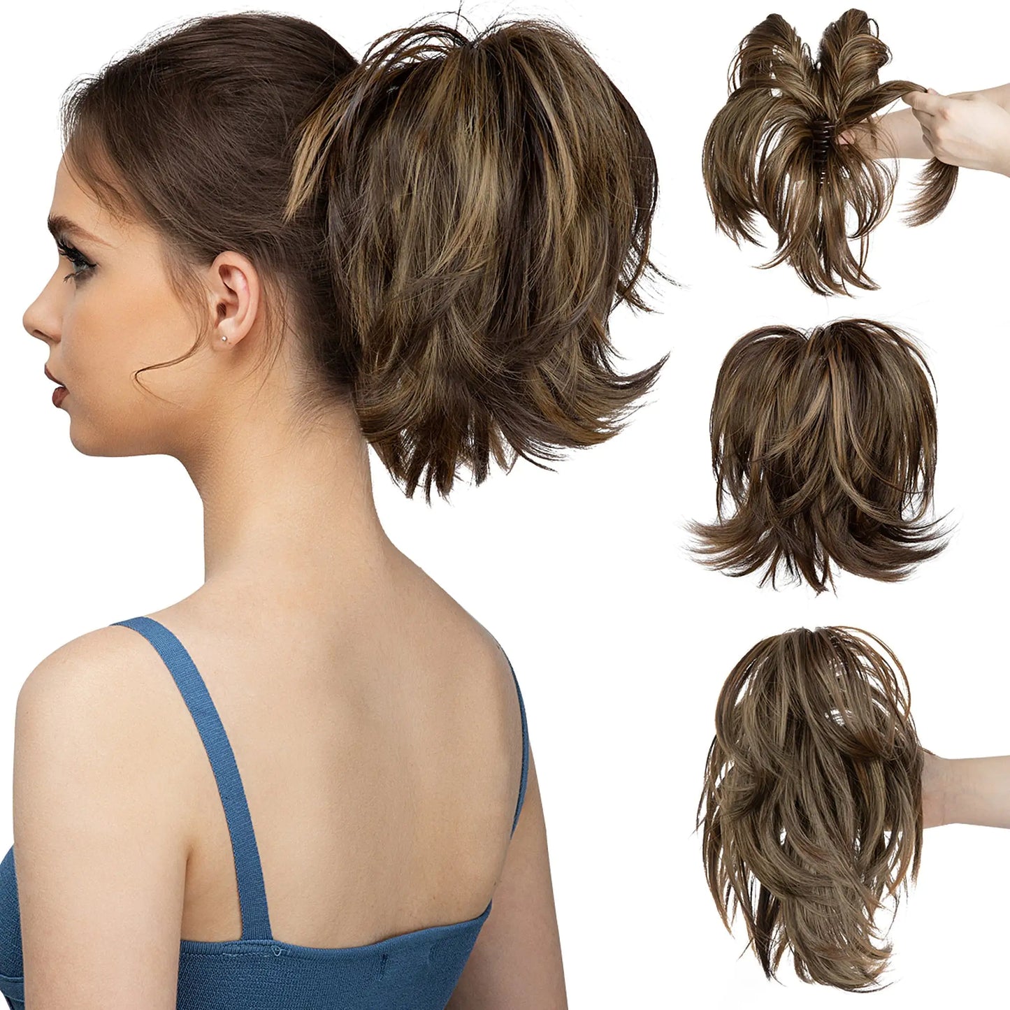 Clip In Ponytail Hair Extensions - PureSelect