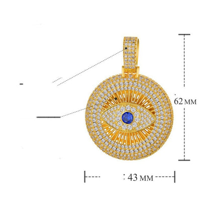 Pendant Micro-set Zircon Hip-hop Trendy Accessories