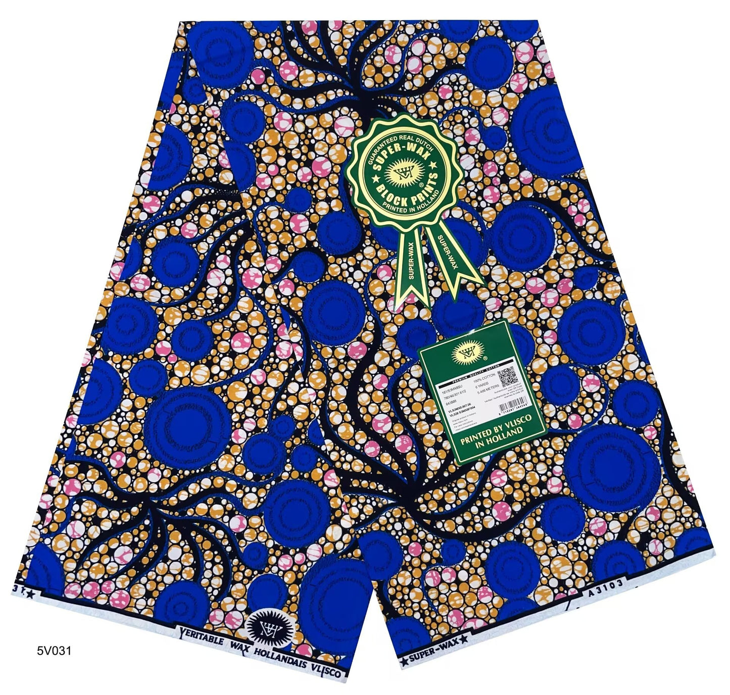 Printed Super Wax Fabric African