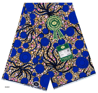Printed Super Wax Fabric African