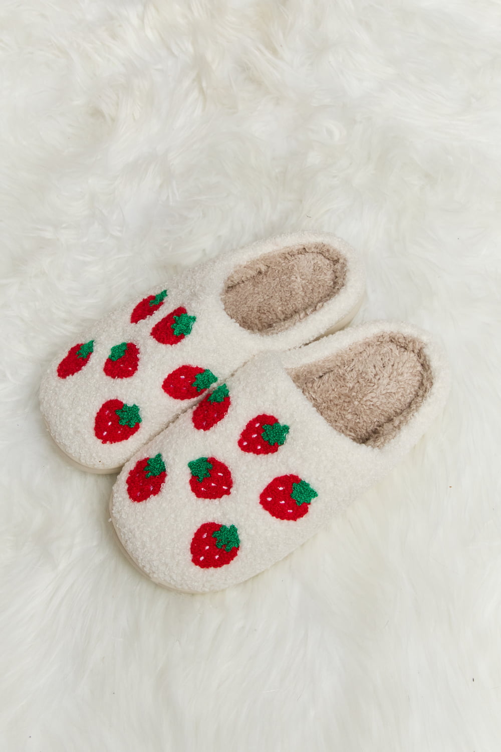 Melody Printed Plush Slide Slippers - PureSelect