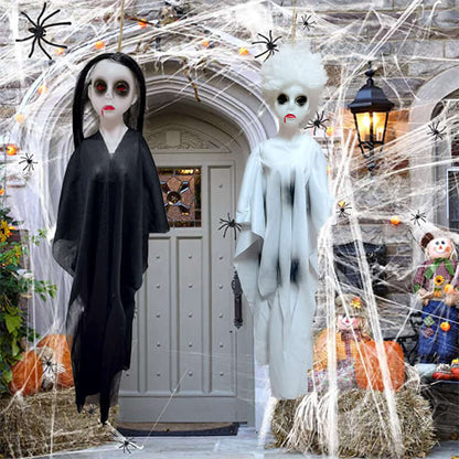 Party Decorations Horror White Little Hanging Ghost Scene Decoration Props