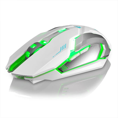 Rechargeable Wireless Mouse for Notebook and Desktop – Mute and Luminous