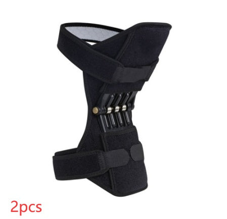 Knee Support Brace with Rebound Spring for Stability