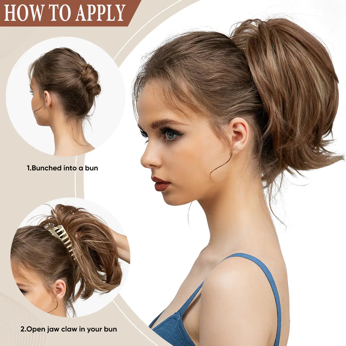 Clip In Ponytail Hair Extensions - PureSelect