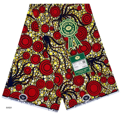 Printed Super Wax Fabric African