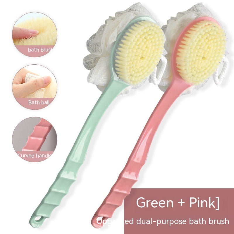 Soft Bath Brush & Back Rub Towel